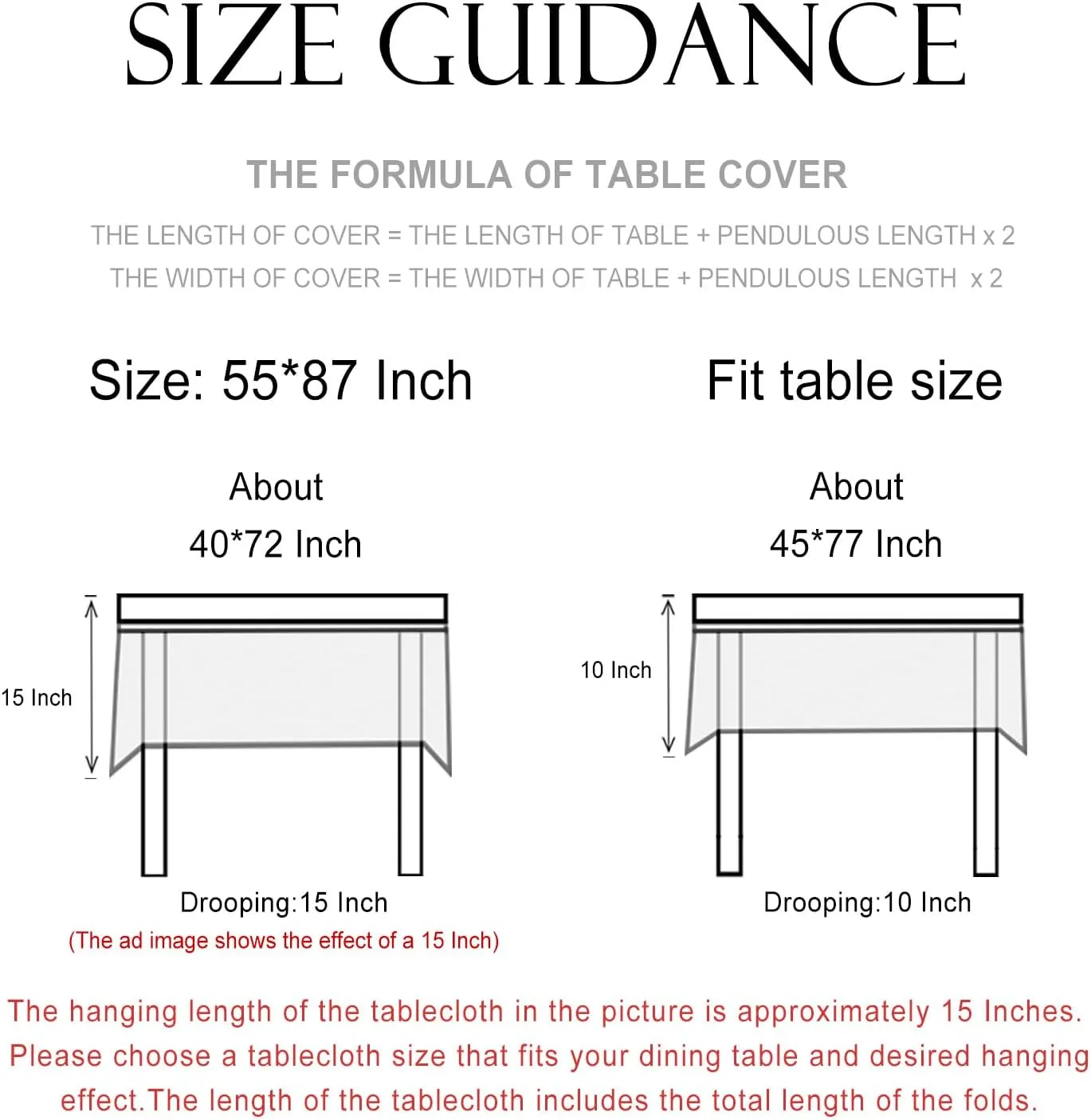 patdrea French Linen Tablecloth Soft Durable Floral Table Cloth Kitchen Dining Tablecloth for Rectangular Tables for Parties Christmas 55"x 87"