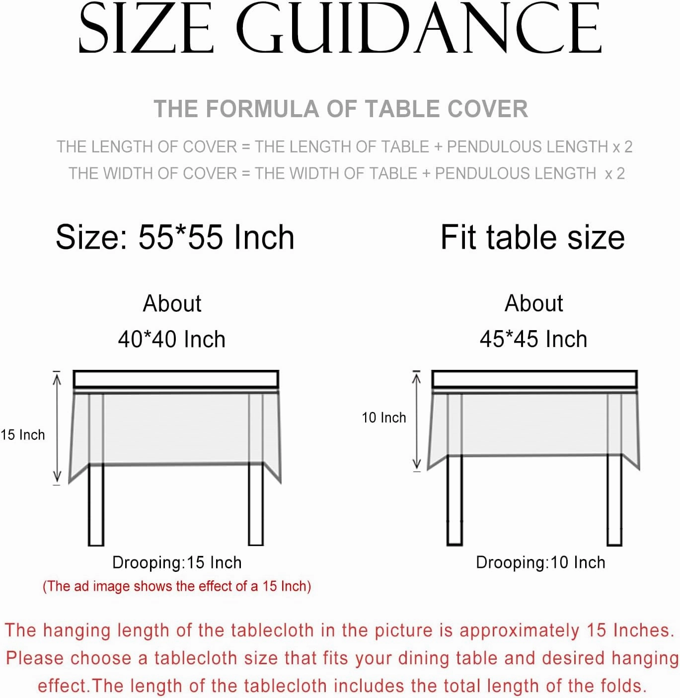 patdrea French Linen Tablecloth Soft Durable Floral Table Cloth Kitchen Dining Tablecloth for Rectangular Tables for Parties Christmas 55"x 55"