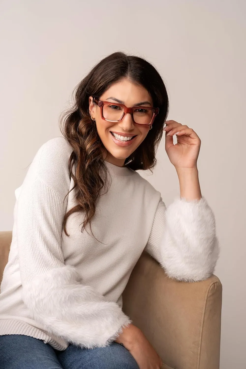 Peepers by PeeperSpecs Oprah’s Favorite Spotlight Blue Light Blocking Reading Glasses and No Correction Eyewear