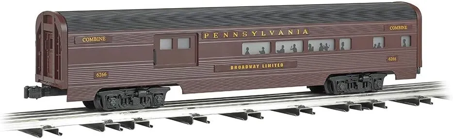 Pennsylvania Tuscan Aluminum Luxury Liner Passenger 2 Car Add-On Train Set, 60'