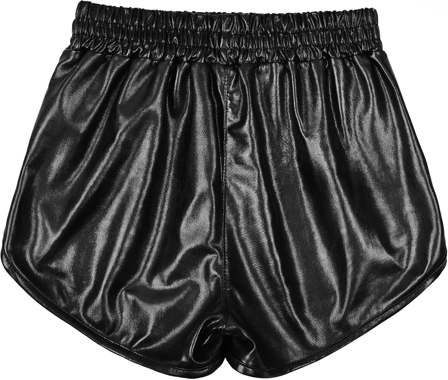 Perfashion Girls Metallic Shorts Sparkly Shiny Hot Pants Gold/Silver/Pink Outfit