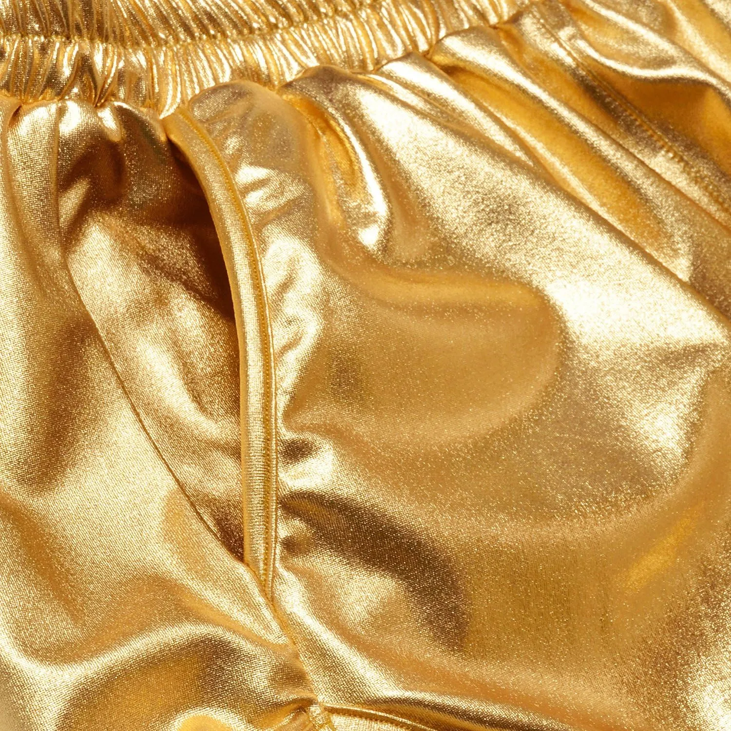 Perfashion Girls Metallic Shorts Sparkly Shiny Hot Pants Gold/Silver/Pink Outfit