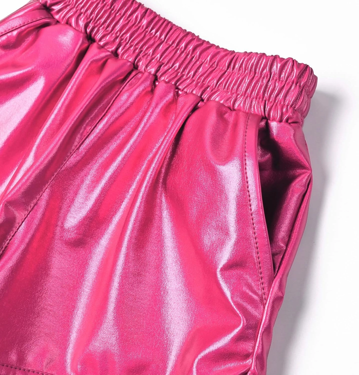 Perfashion Girls Metallic Shorts Shiny Hot Short Sparkly Party Pants &Sunglasses