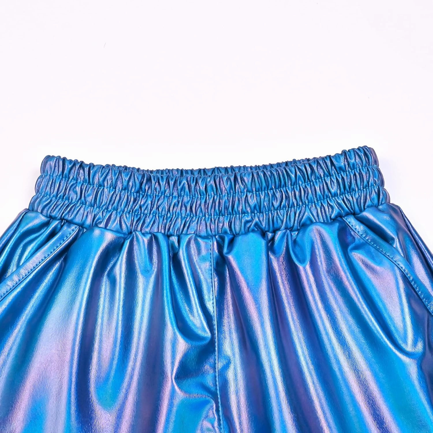 Perfashion Girls Metallic Shorts Shiny Hot Short Sparkly Party Pants &Sunglasses