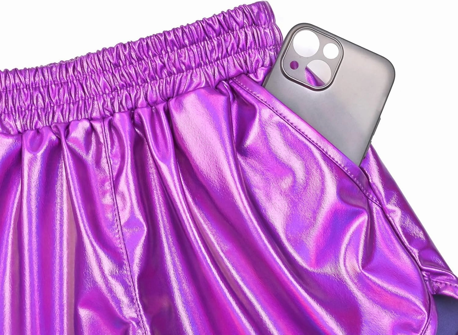 Perfashion Girls Metallic Shorts Shiny Hot Short Sparkly Party Pants &Sunglasses