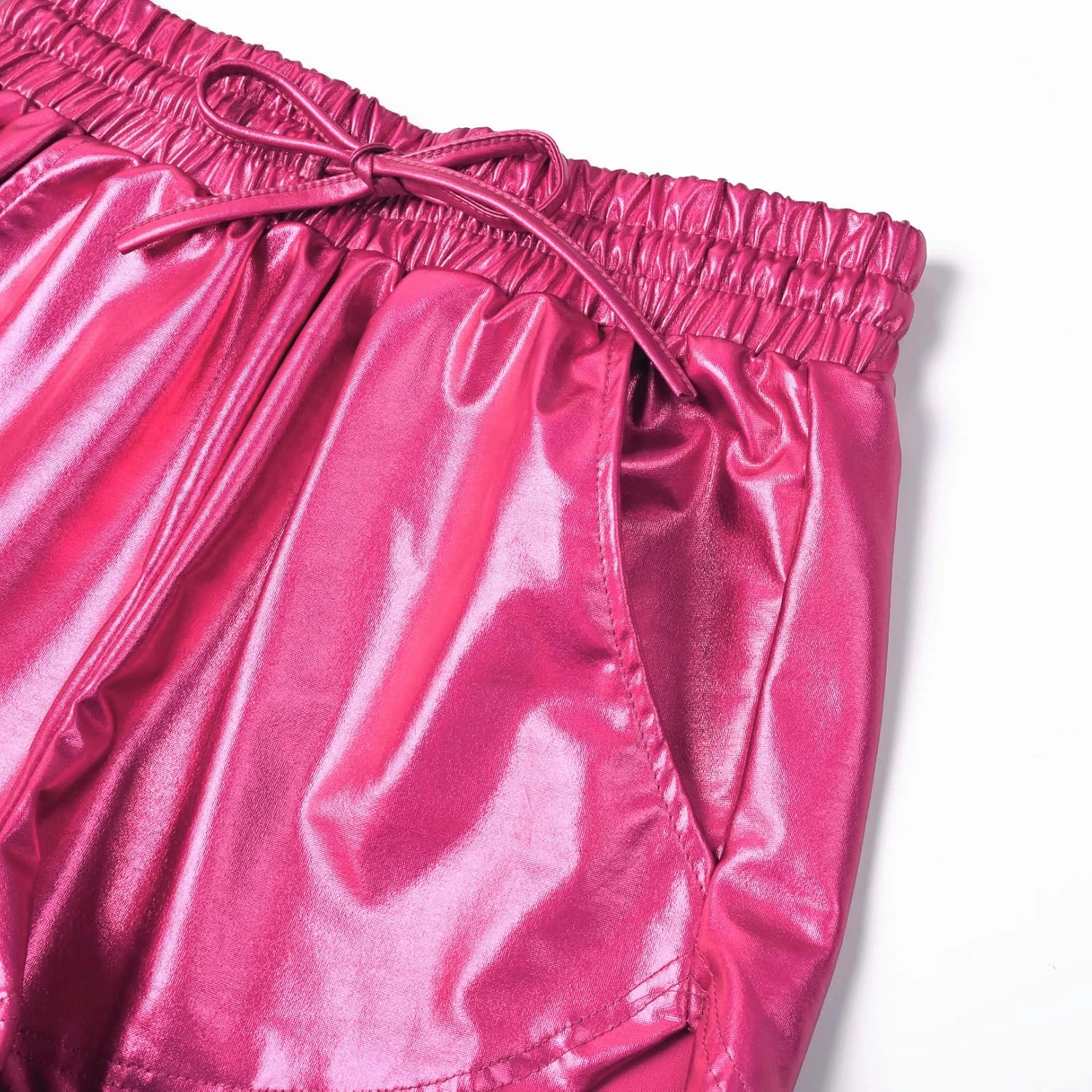 Perfashion Women's Metallic Shorts Summer Sparkly Hot Outfit Shiny Short Pants