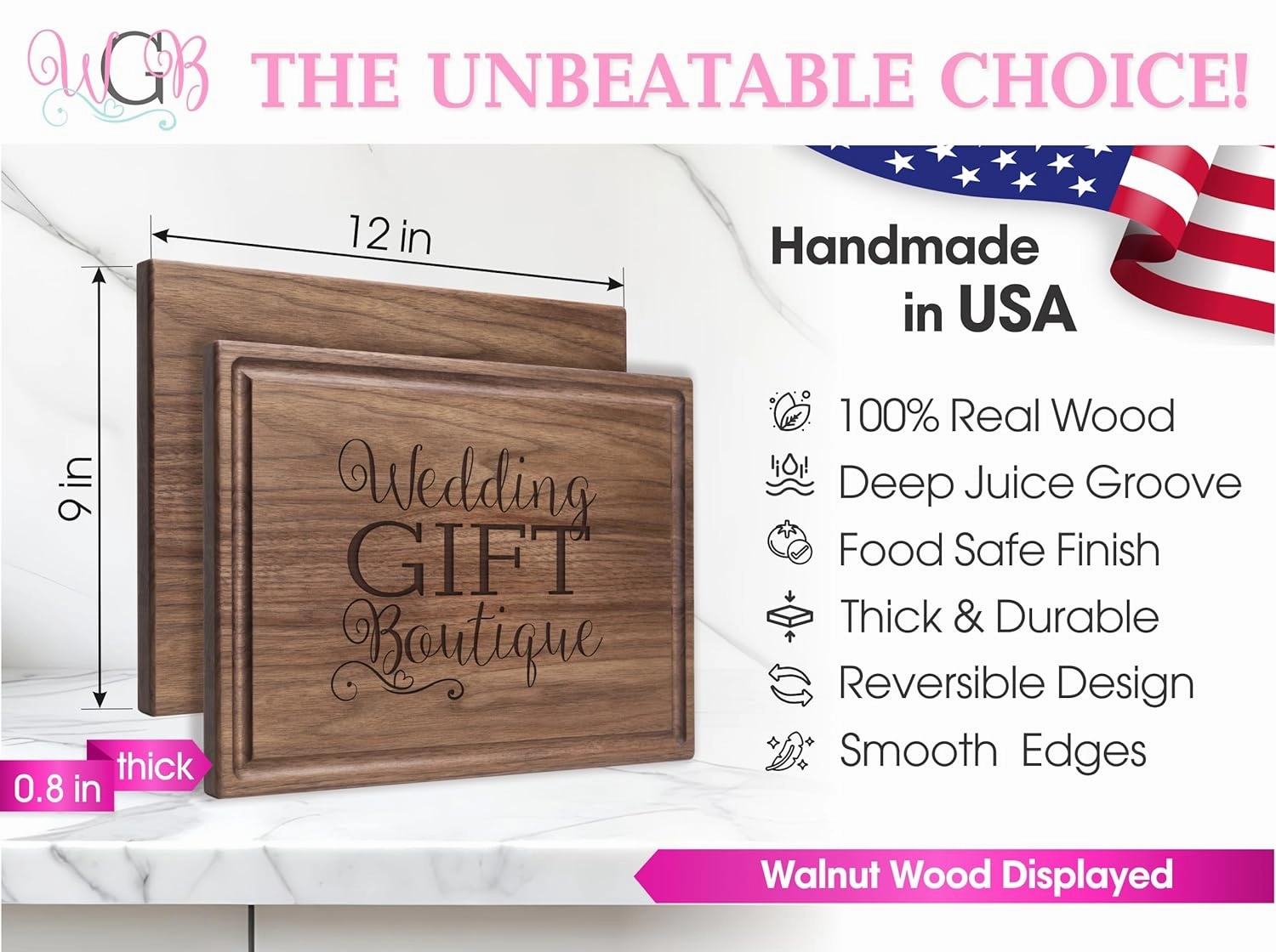Personalized Cutting Board, Custom Wedding, Anniversary or Housewarming Gift Idea, Wood Engraved Charcuterie, for Newlyweds or Couples, Corner Heart Design 085