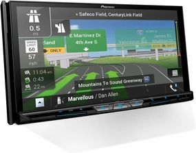 Pioneer AVIC-W8600NEX 7" Touchscreen Multimedia Navigation Receiver and Bluetooth Car Stereo - Double Din Head Unit, Apple CarPlay and Android Auto, HD Radio, Rear Camera Capable