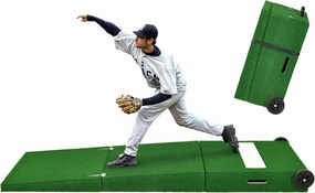Pitching Mound, Portable Pitchers Mound with Non-Slip Rubber Plate, Pitching Mounds for Baseball Softball Pitching Taining
