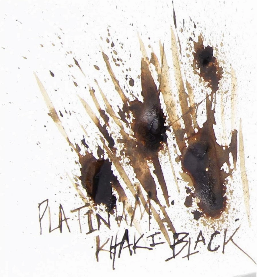 PLATINUM Classic Ink 60ml Khaki Black
