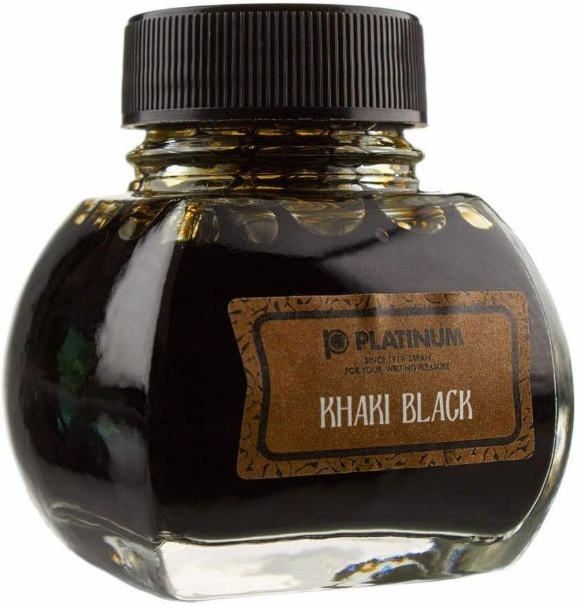 PLATINUM Classic Ink 60ml Khaki Black
