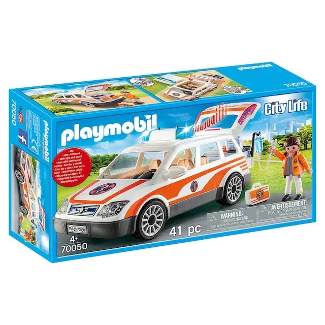 Playmobil City Life Emergency Car with Siren 70050