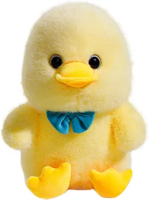 Plush Duck Stuffed Animals Toys Cuddly Soft Duckling Dolls Gifts Home Office Decorations 10 Inches (Yellow)