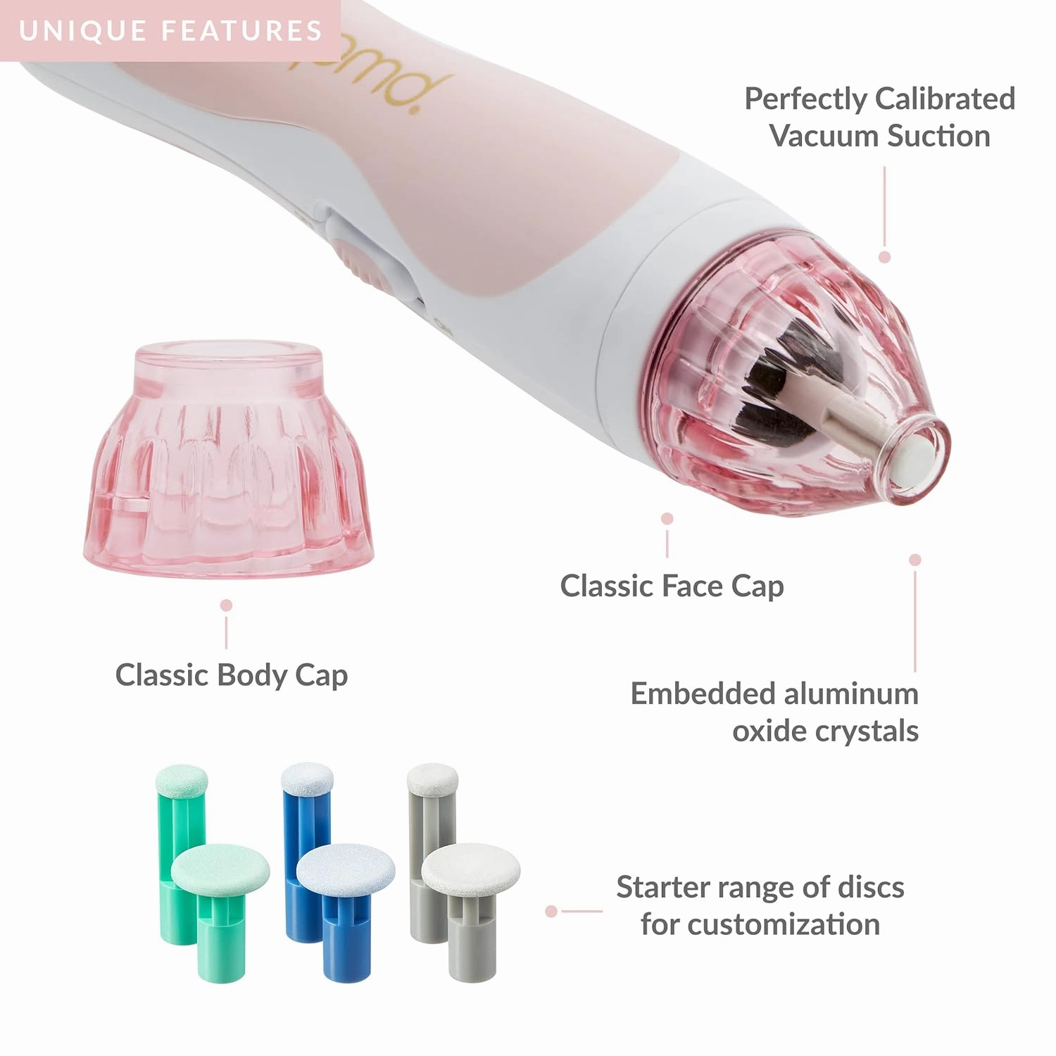 PMD Personal Microderm Classic - At-Home Microdermabrasion Machine with Kit for Face & Body