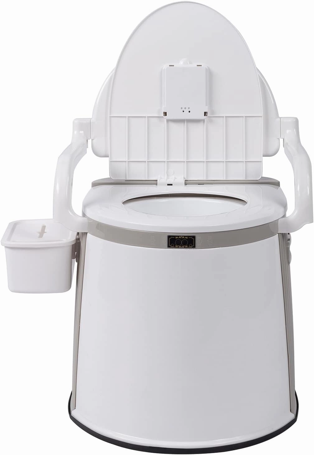 Portable Camping Toilet,Foldable Toilet with Toilet Paper Holder & Lid,Indoor Outdoor Porta Potty,Travel Toilet for Camping,Hiking,Long Road,Trips,Car