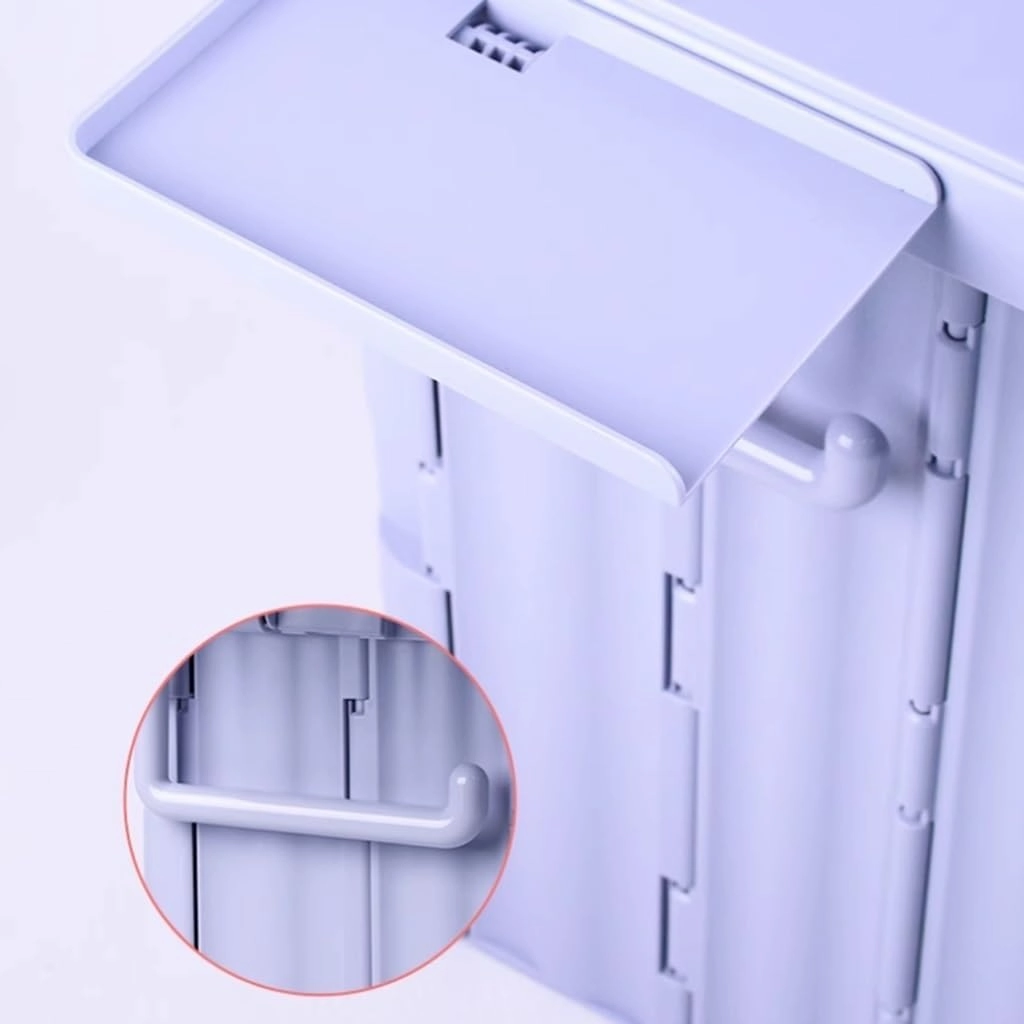 Portable Collapsible Toilet, Outdoor Toilet for Camping Hygiene, Portable Toilet with Lid for Camping Hiking, Car, Tent, Road Trip