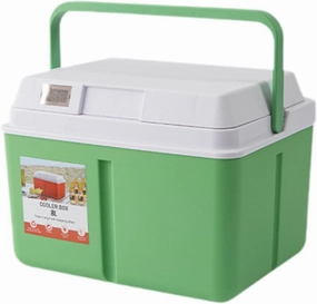 Portable Cooler Box Food Preservation Box Sturdy with Lock Lid Multifunctional for Beach, Sports Cold and Hot Insulated Case