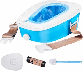Portable Toilet Car Camping Indoor & Outdoor Commode,Travel Potty,Portable Toilet for Car,Camping,Hiking,Long Road Trips,Traffic jam