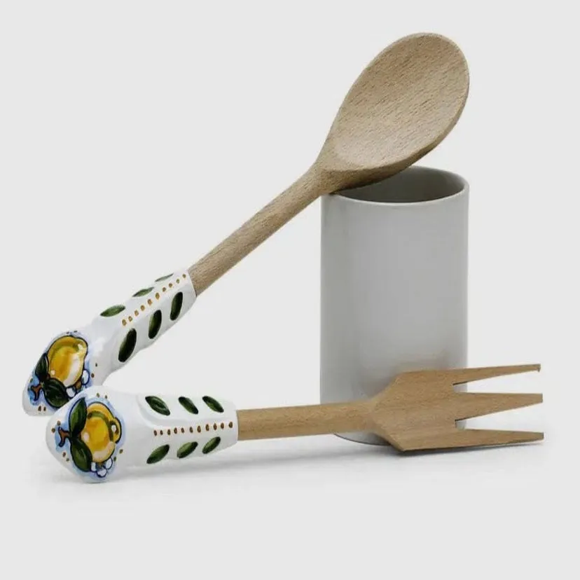 Positano Lemon Kitchen Utensil Set