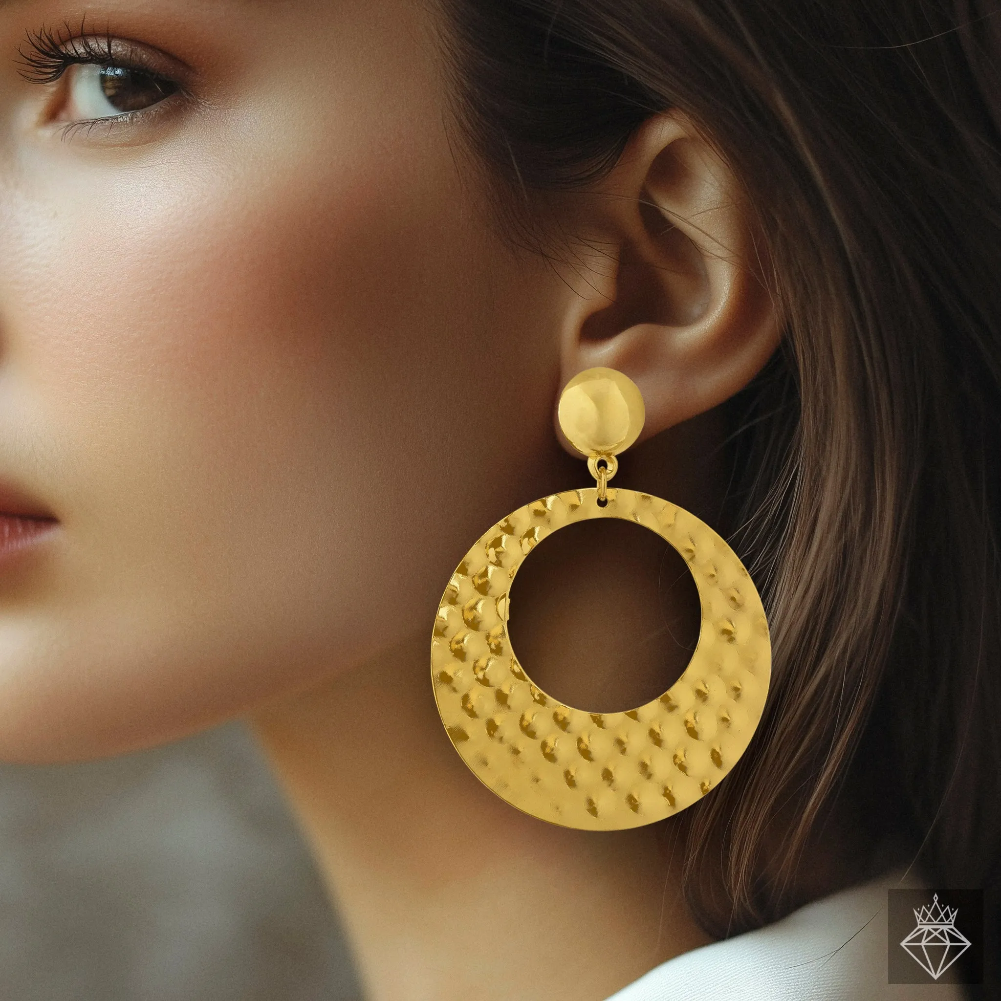 PRAO Anti-Tarnish Necklace Set With Earrings