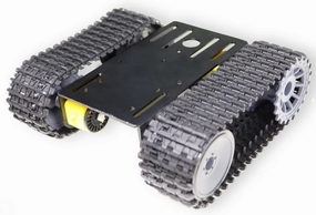 Professional Smart Tracked Robot Tank Car Chassis with 2pcs TT DC Motors, Remote Control Robotic Track Crawler Platform for Raspberry Arduino Microbit Projects, Sciences Educational AI Python Steam