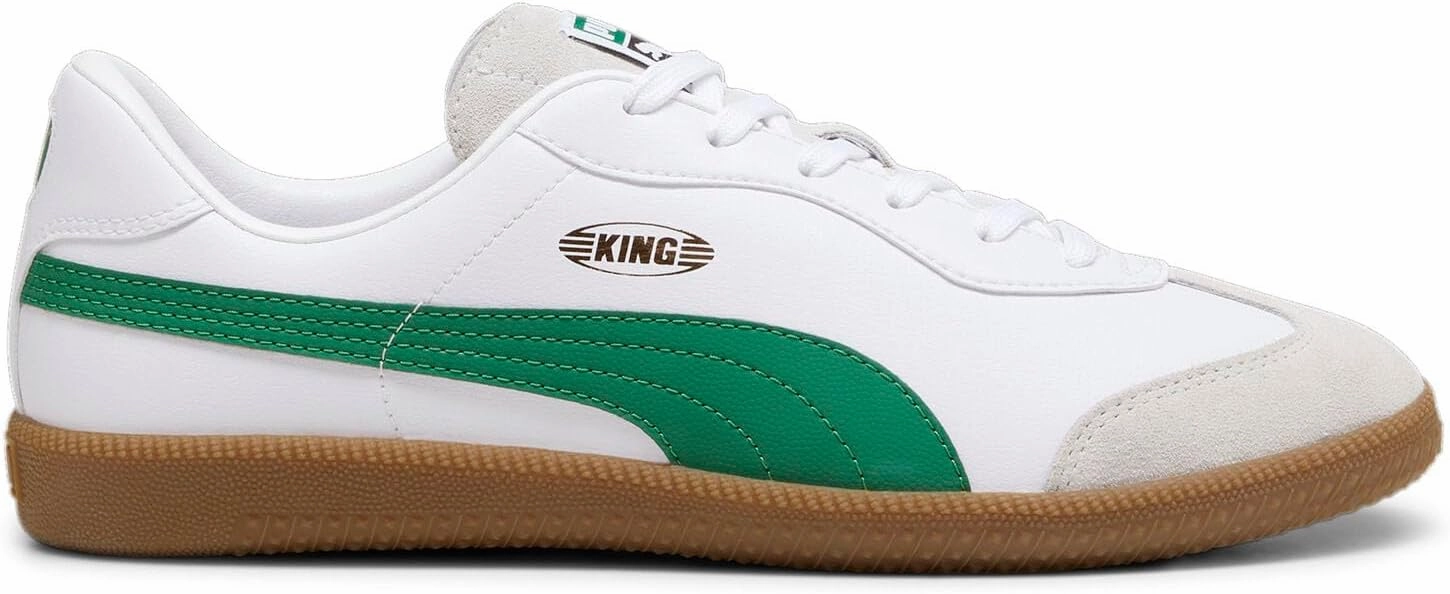 PUMA - Mens King 21 It Shoes, Color White/Archive Green, Size: 12 M US