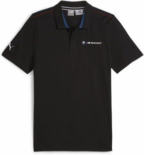PUMA Men's Standard BMW M Motorsport Polo, Black SS24
