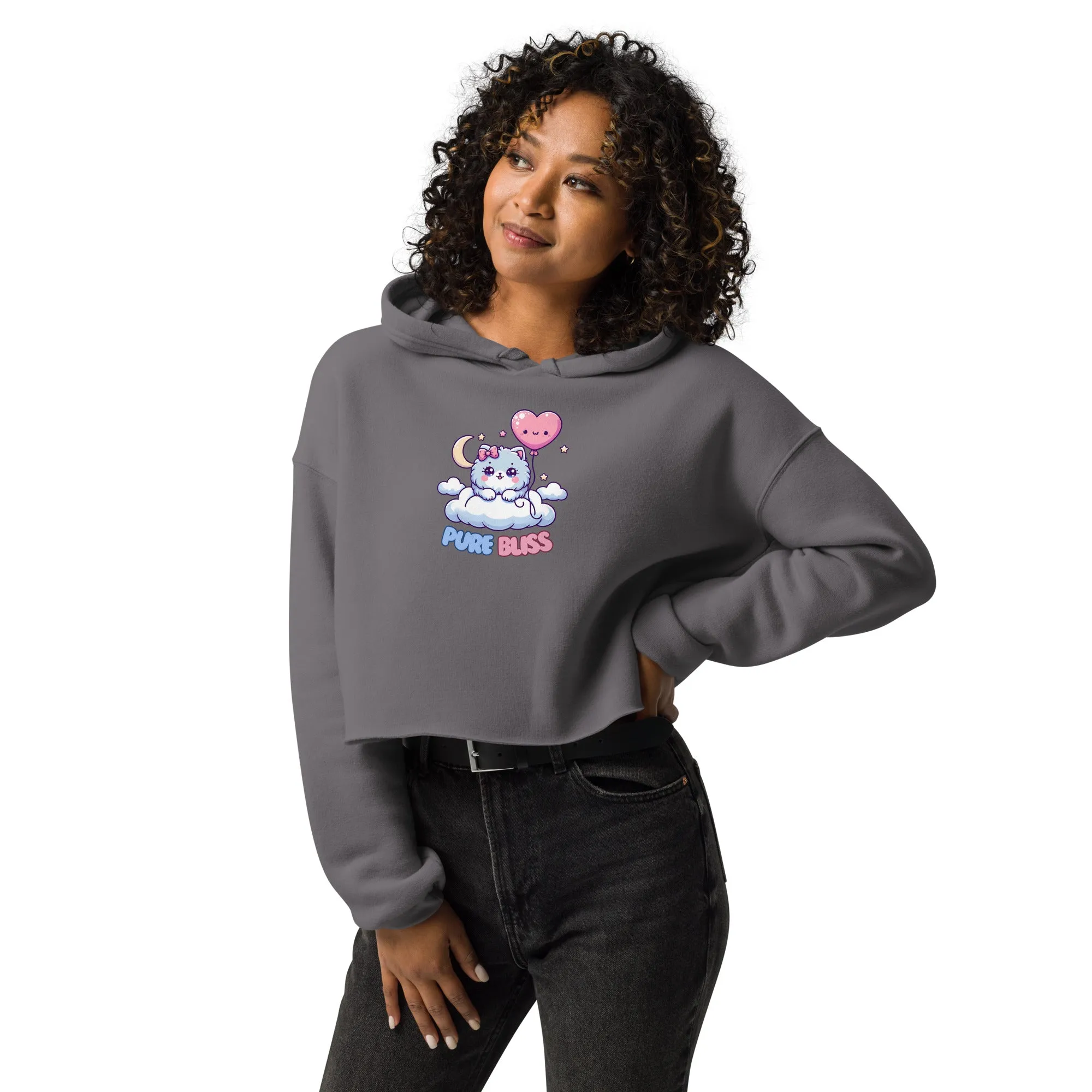Pure Bliss Crop Hoodie