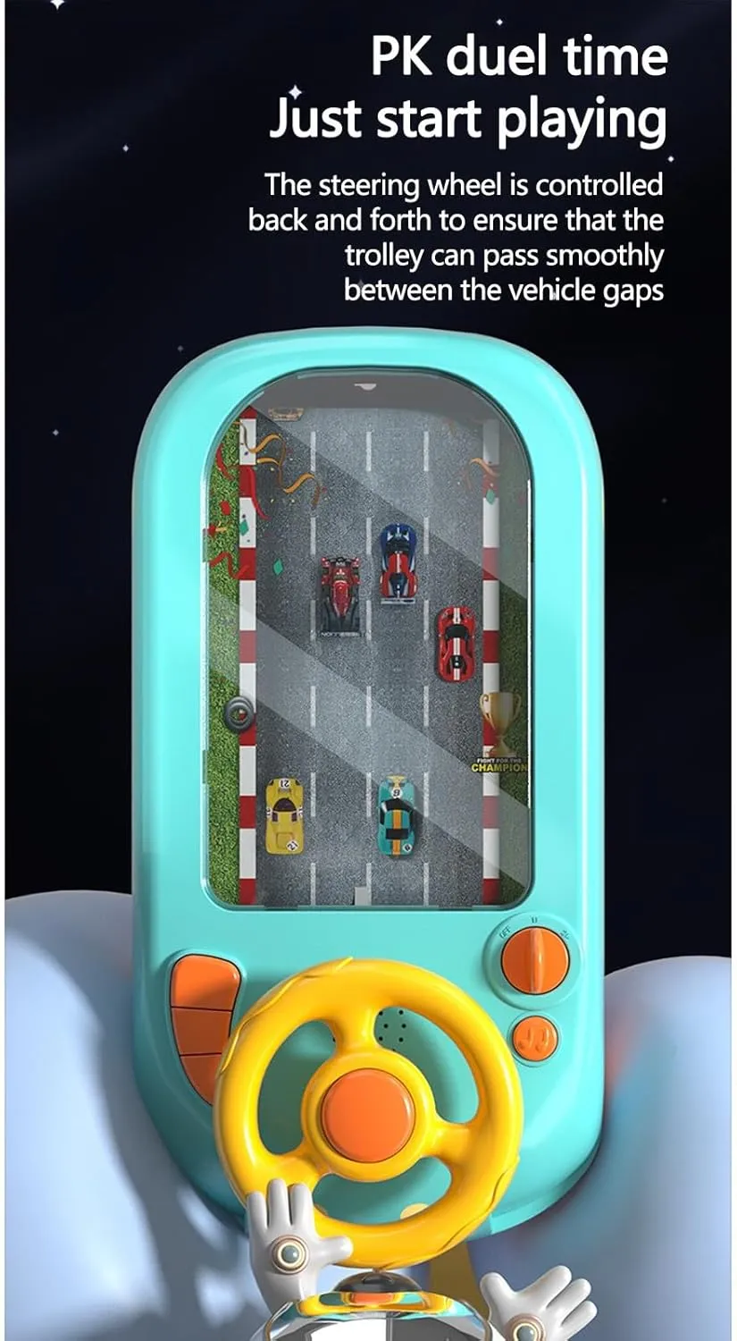 Racing Adventure Car Steering Wheel Toy for Kids, Steer Joy Driving Simulator for Kids, Musical Interactive Simulation Racing Toy for Any Parent That Needs a Break (Racing Adventure Car)