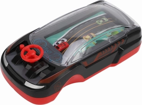 Racing Car Breakthrough Adventure Handheld Game Machine Simulation Driving of The Vehicle Dual Player Mode, Racing Car Game Steering Wheel Interactive Educational Learning Race Truck