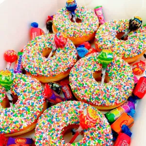 Rainbow Sprinkle 6 Pack Gift Box - Same Day Delivery Sydney