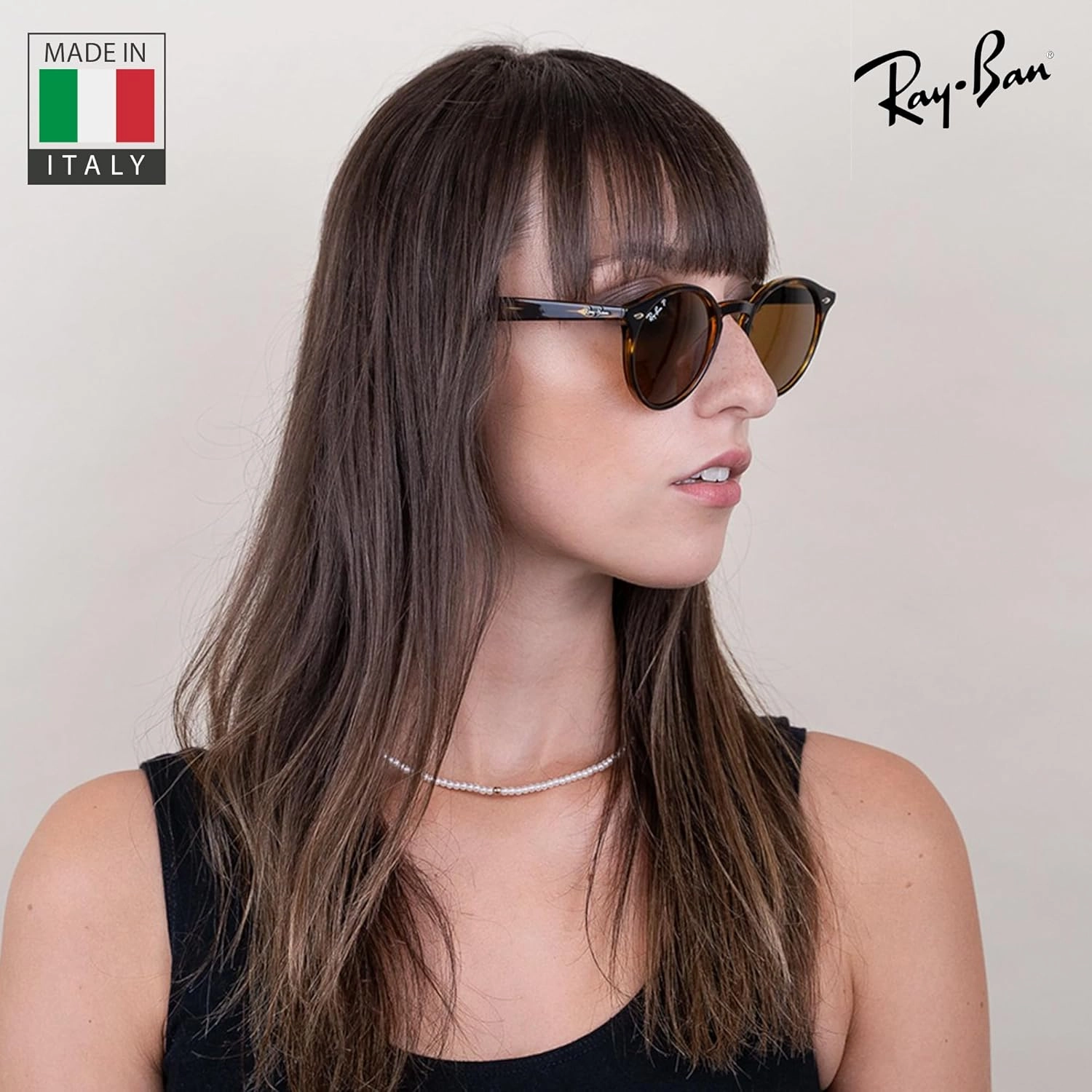 Ray-Ban RB2180 Round Shape Sunglasses for Men & Women With Eyewear Kit Bundle - Timeless Classic Sunglasses