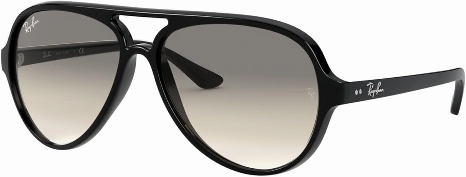 Ray-Ban RB4125 CATS 5000 Classic Pilot Shape Sunglasses for Men & Women With Eyewear Kit Bundle - Classic Sun Glasses