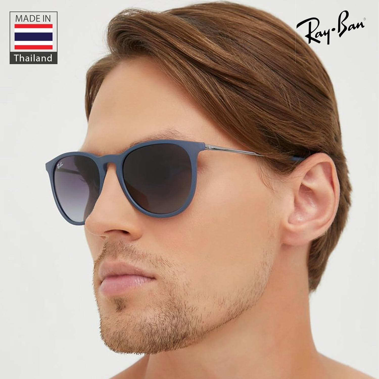 Ray-Ban RB4171 ERIKA Classic Phantos Shape Sunglasses With Eyewear Kit Bundle - High Bridge Fit - Retro Sunglasses