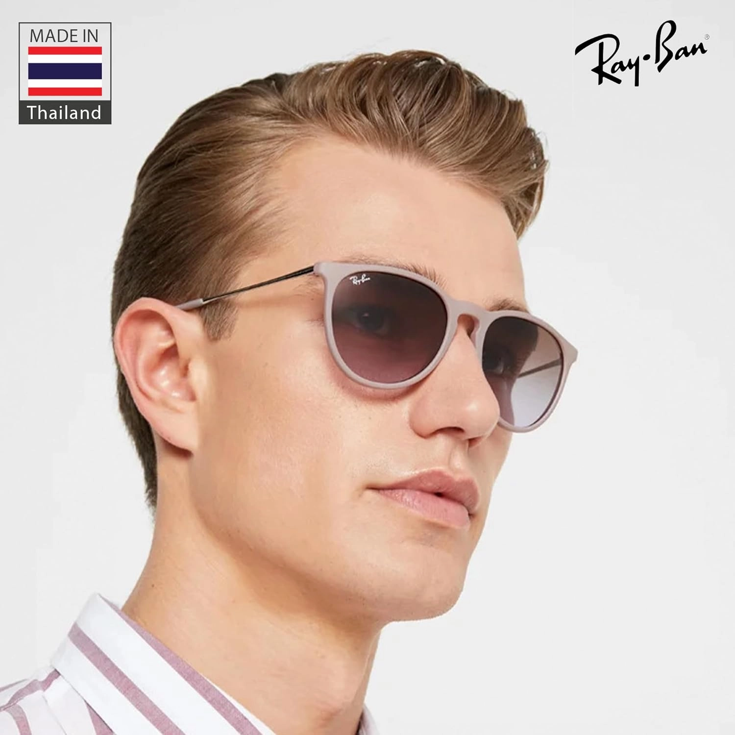 Ray-Ban RB4171 ERIKA Classic Phantos Shape Sunglasses With Eyewear Kit Bundle - High Bridge Fit - Retro Sunglasses