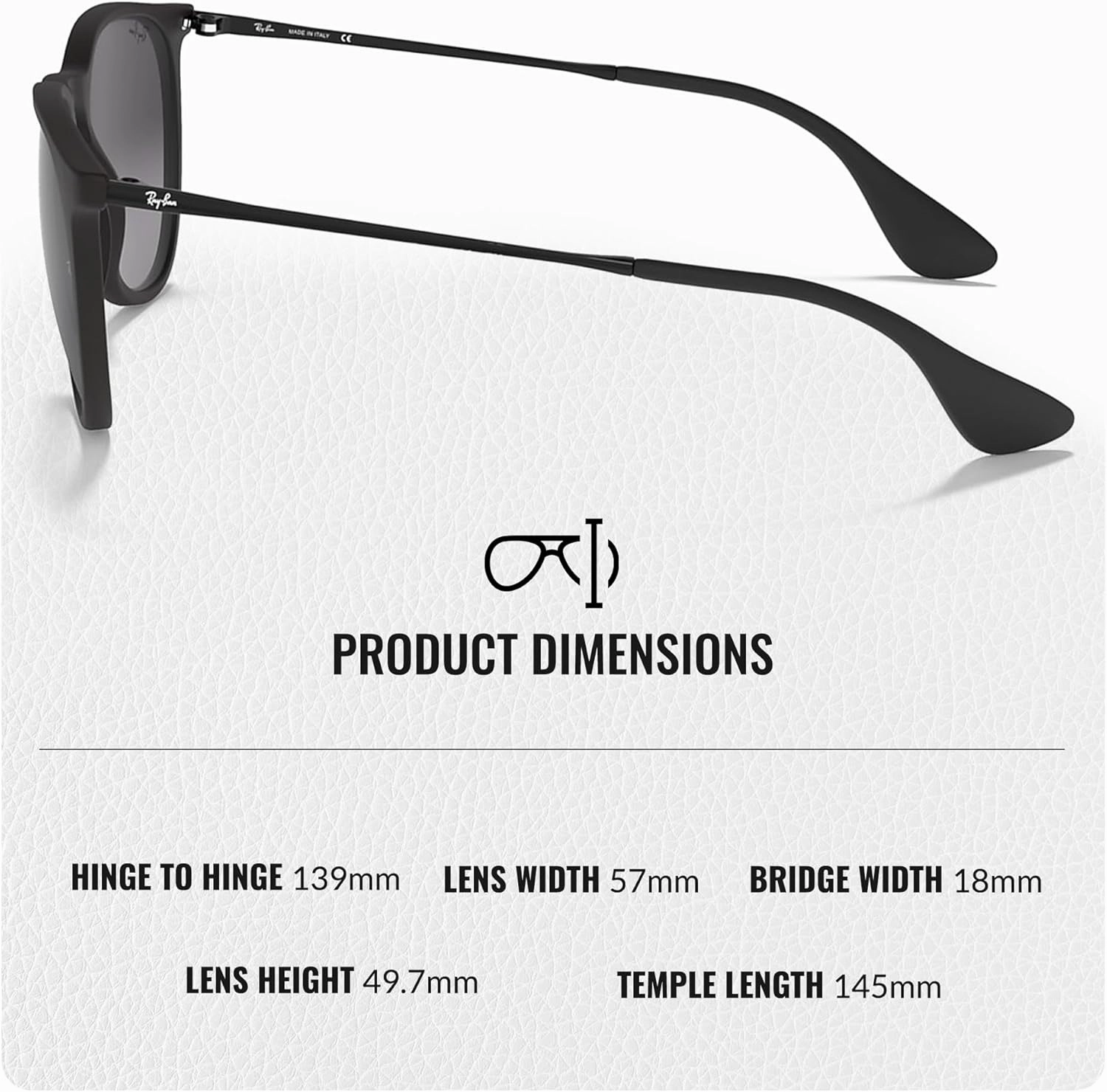 Ray-Ban RB4171 ERIKA Color Mix Phantos Shape Sunglasses With Eyewear Kit Bundle - High Bridge Fit - Retro Sunglasses