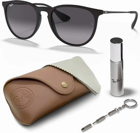 Ray-Ban RB4171 ERIKA Color Mix Phantos Shape Sunglasses With Eyewear Kit Bundle - High Bridge Fit - Retro Sunglasses