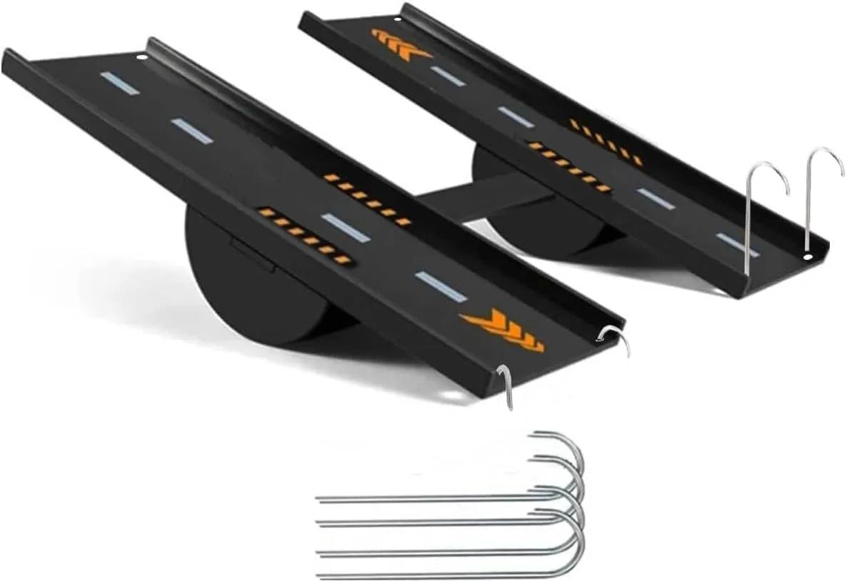 RC Car Jump Ramp Plastic Racing Takeoff Board Stunt Playset with 3 Game Modes for 1/8 1/10 1/12 1/14 1/16 RC Crawler Car Accessories