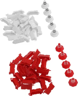 RC Car Racing Road Barrier, 50Pcs RC Car Racing Road Barrier with Plastic Portable 10pcs RC Racing Traffic Road Cones Remote & App Controlled Vehicles & Parts for Training