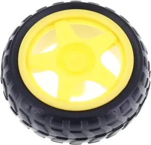 Rc Wheel Rim Tire for Arduino DIY Kit Motor Wheels for Smart Car Chassis Robot Remote Control Car Wheels