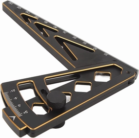 RC Car Inclined Ruler | Multifunctional Ride Height & Camber Measuring Tool | Aluminum Alloy Angle Measuring Tool for RC Cars/Racing/DIY | Compact & Portable