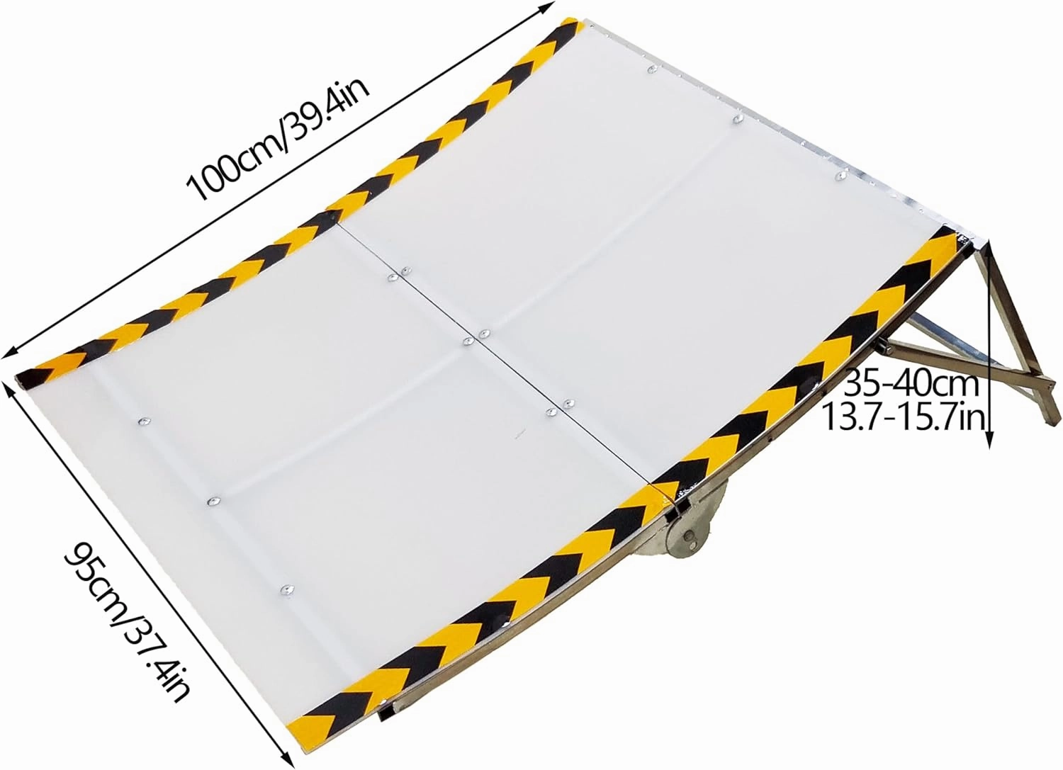 RC Car Ramps for Jumping | Launch Ramp | Foldable & Portable | for 1/5 1/8 1/10 1/12 1/14 1/16 RC Car (95 * 100 * 35~40cm)