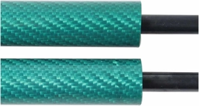 Rear Tailgate Struts Compatible With Nissan Cube Z11 2002-2008 Hatchback Compatible With Mitsuoka Cute M-Box Trunk Boot Lift Support Rods Shock(Green Carbon Fiber)