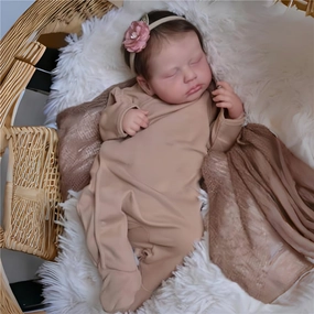 Reborn Baby Dolls Girl Realistic Newborn Baby Full Body Soft Vinyl Real Life Dolls Lifelike Toddler 20 Inch Baby Dolls Birthday Festival Gift Set for Kids Age 3 