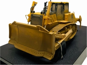 Resin Car Vehicle Model 1:50 Bulldozer Die-Cast Model Tracked Dozer with Ripper Muddy Version Metal Vehicle Collection Festive Deluxe Gift