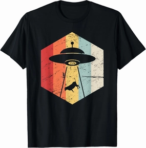 Retro Abduction Alien UFO T-Shirt T-Shirt