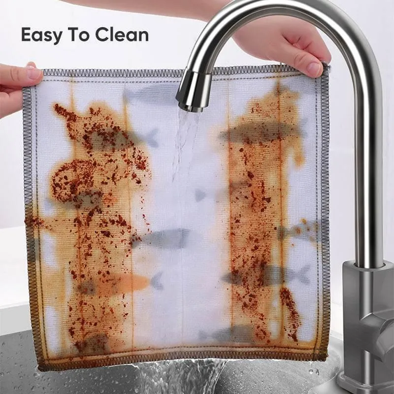 Reusable Kitchen Towels - Super Absorbent Eco-Friendly Cloths