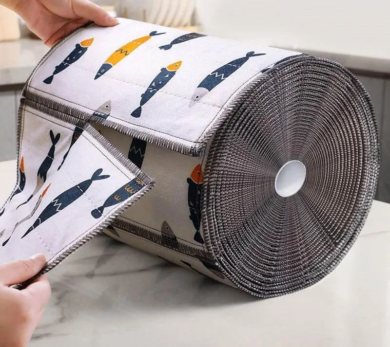 Reusable Kitchen Towels - Super Absorbent Eco-Friendly Cloths