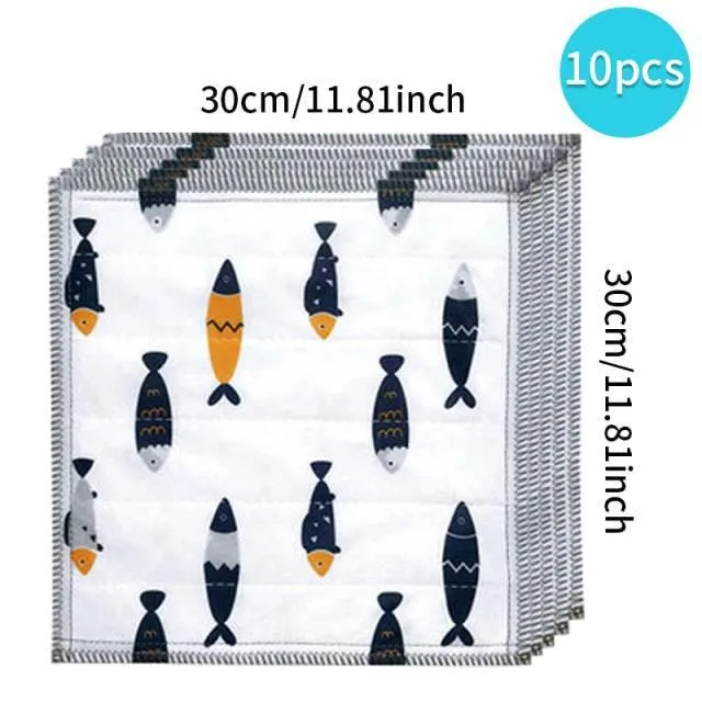 Reusable Kitchen Towels - Super Absorbent Eco-Friendly Cloths