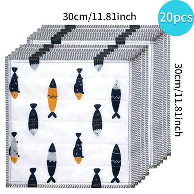 Reusable Kitchen Towels - Super Absorbent Eco-Friendly Cloths